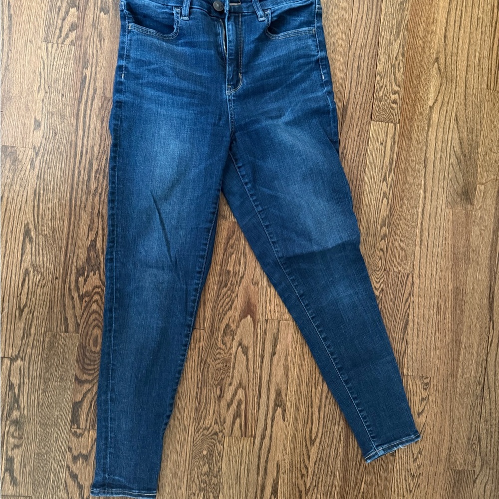 American Eagle curvy high rise skinny jeans